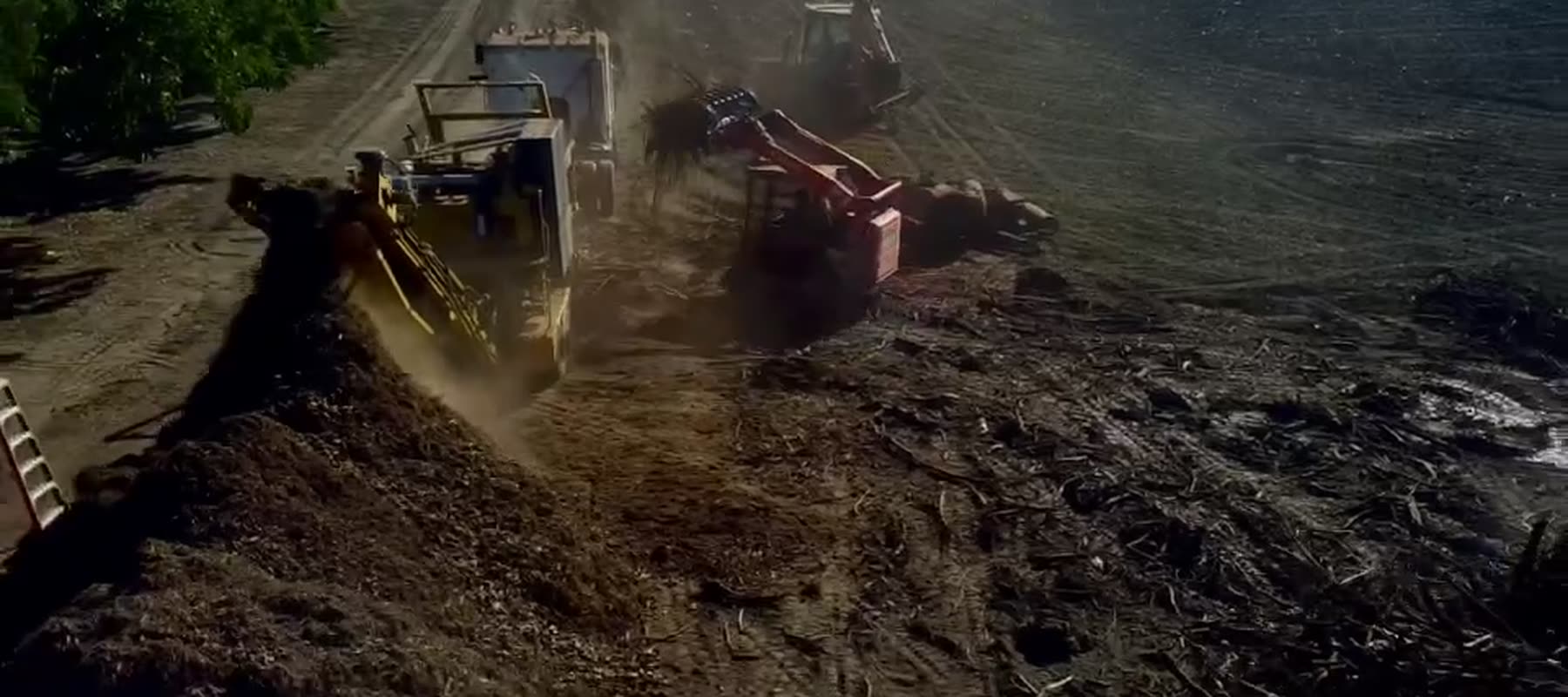 Cleared ground after a vineyard removal